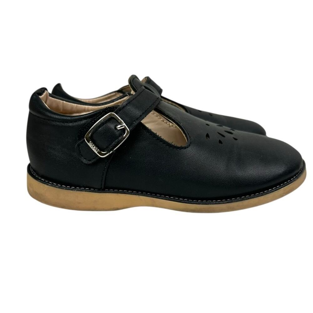 The Doll Maker Classic Black Kids Dress Shoes with Buckle Size 10 Toddler